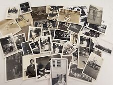 Lot of 70 Random Old Photographs Mostly B&W Vintage Snapshots Pictures picture
