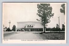 Camp Livingstone LA-Louisiana, Typical Theatre, Antique Vintage Postcard picture