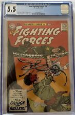 OUR FIGHTING FORCES #56 CGC 5.5   GUNNER & SARGE APPEARANCE DC COMICS 1960 picture
