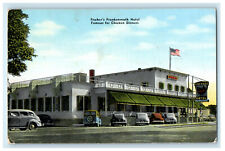 c1940s Fischer's Frankenmuth Hotel Chicken Dinners MI Advertising Postcard picture