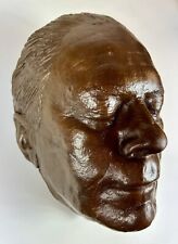 1985 President Gerald R. Ford Bronze Life Mask American Artist Willa Shalit picture