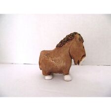 Vtg. Artesian Rinconada Brown Clay Horse from Uruguay picture