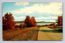 Highway 41 Between Ishpeming Negaunee and Marquette Michigan Postcard c1961 picture