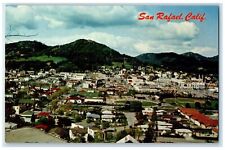 c1950's Panorama View Downtown District Houses San Rafael California CA Postcard picture