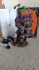 Lemax Spooky Town Witches Tower 85301 Halloween Village Sights & Sounds picture