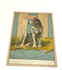 Victorian Trade Card Boar Hound C. Manegold Milling Co. Milwaukee Wisconsin picture