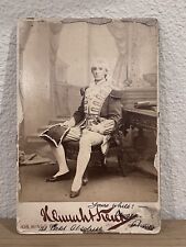 c1890s Oswald Yorke British Actor SIGNED Victorian Cabinet Card RARE picture