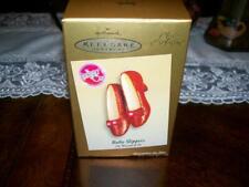 HALLMARK WIZARD OF OZ DOROTHY'S RED RUBY SLIPPERS 2005 CHRISTMAS CLUB ORNAMENTS picture