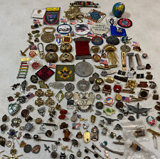 Grandpa’s Vintage Junk Drawer Lot Of (200) Pieces Some Silver Collectibles picture