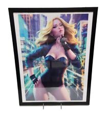 Black Canary By Artgerm 16 x 12 Art Print Framed picture