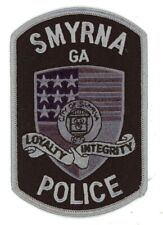 GEORGIA GA SMYRNA POLICE SUBDUED SWAT STYLE NICE SHOULDER PATCH SHERIFF picture