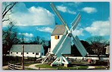 Robertson's Windmill Williamsburg VA Postcard UNP Post Mill Design picture