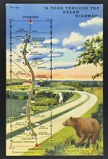 VTG Postcard “A Tour Through The Dream Highway” Pennsylvania Turnpike Minsky Bro picture