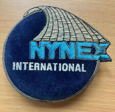 Rare NYNEX International Telephone Silver & Gold Bullion OOAK Embroidered Patch picture