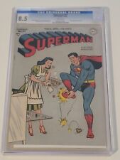 Superman 51 1948 DC Comics CGC 8.5 White Pages Wayne Boring Curt Swann picture