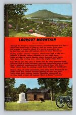 Lookout Mountain TN-Tennessee, Lookout Mountain Poem, Antique Vintage Postcard picture