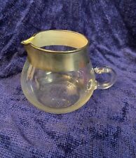 Vintage Mid Century Dorothy Thorpe Pitcher With Iconic Silver Rim picture