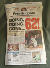 Press Telegram GOING, GOING, GONE...62 McGwire Trancents Sport Sept 9, 1998 picture