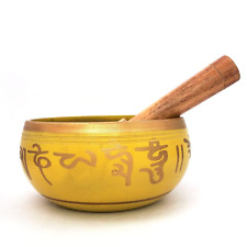 Tibetan Singing Bowl 3.5 Inch Meditation Bow With Gautam Buddha Design picture