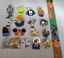 Goofy Starter Lanyard Set With 5 random Disney Park Trading Pins New USA picture