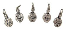Lot of 5 Catholic Patron Saint Joseph the Worker 3/4 Inch Silver Tone Medal picture