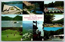 Postcard Greetings From Fontana Village Resort, Fontana Dam, NC Unposted picture