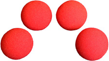1 inch Regular Sponge Ball (Red) Pack of 4 from Magic by Gosh picture