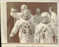 1969 Press Photo Apollo 10 astronauts John Young, Tom Stafford & Gene Cernan, FL picture