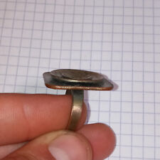 EXTREMELY RARE ANCIENT BRONZE ROMAN ANTIQUE VIKING RING VERY STUNNING ARTIFACT picture