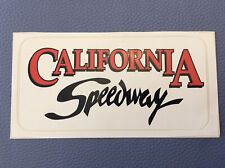 California Speedway Modified Racing Rare Vintage GLOSSY Bumper STICKER picture