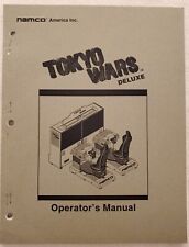 Original Namco Tokyo Wars Deluxe Arcade Game Operator's Manual picture