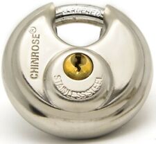 Stainless Steel 50mm Disc Lock with 3 Keys picture
