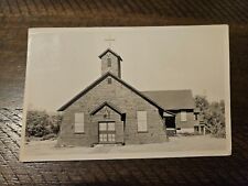 Postcard RPPC CT Connecticut Lakeside Chapel Sunniecroft Camp Washington picture