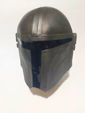 Star Wars Mandalorian Full Face Helmet Rubber Mask, Vintage & Perfect Condition picture
