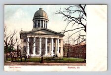 Norfolk VA-Virginia, Court House, Antique Vintage c1911 Souvenir Postcard picture