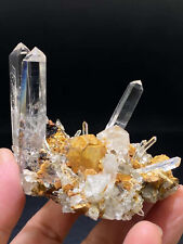 Rare  Natural Lemuria rough ore , symbiotic pyrite, high energy rough stone gem picture