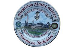 VERY RARE No 124 HICKLETON MAIN COLLIERY~ COLLIERIES PLATE  IDEAL FATHERS DAY picture