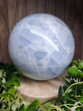 Beautiful Big Celestite Crystal Sphere 10.5cm 1.82kg Healing Orb Gift Reiki picture