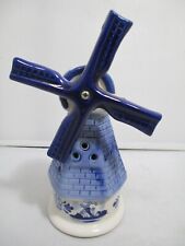 Deft Blue Windmill 6 Inch Hand Painted Holland 019262 picture