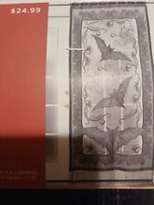 crypts & cobwebs Lace table/mantle scarf and door/window panal Goth Room - 3 SET picture