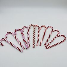 Vintage hard plastic candy canes lot of 10 picture