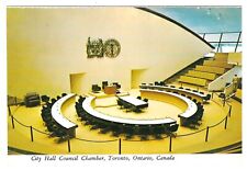 Vintage Canada Chrome Postcard Toronto Ontario City Hall Council Chamber picture
