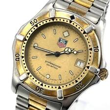 Tagheuer Tag Heuer Rare Tag Heuer Men Professional Date Gold Bezel Analog Vintag picture