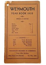 1932 Weymouth Massachusetts MA Chamber of Commerce Telephone Directory Booklet picture