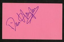 Dick Haymes d1980 signed auto Vintage 3x5 Hollywood: Singer Tommy Dorsey Band picture