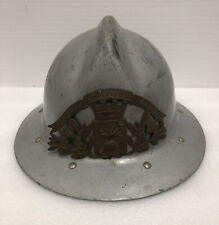 Vintage French Firefighter Helmet picture