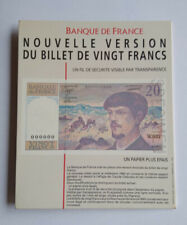 BANK OF FRANCE NEW 20 FRANC BANKNOTE PV 1981 CLAUDE DEBUSSY TBE 18 x 15 picture
