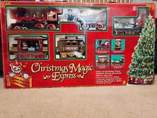 Vintage Christmas Magic Express Train Set 1996 Complete 1st Edition Tested Video picture