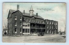 Olney Sanitarium Illinois Postcard 1912 Postmark Good View in Winter Spring picture