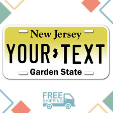 PERSONALIZED New Jersey License Plate L picture